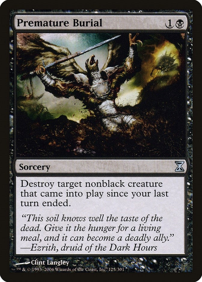Image for Premature Burial (125) (TSP) - Magic: The Gathering