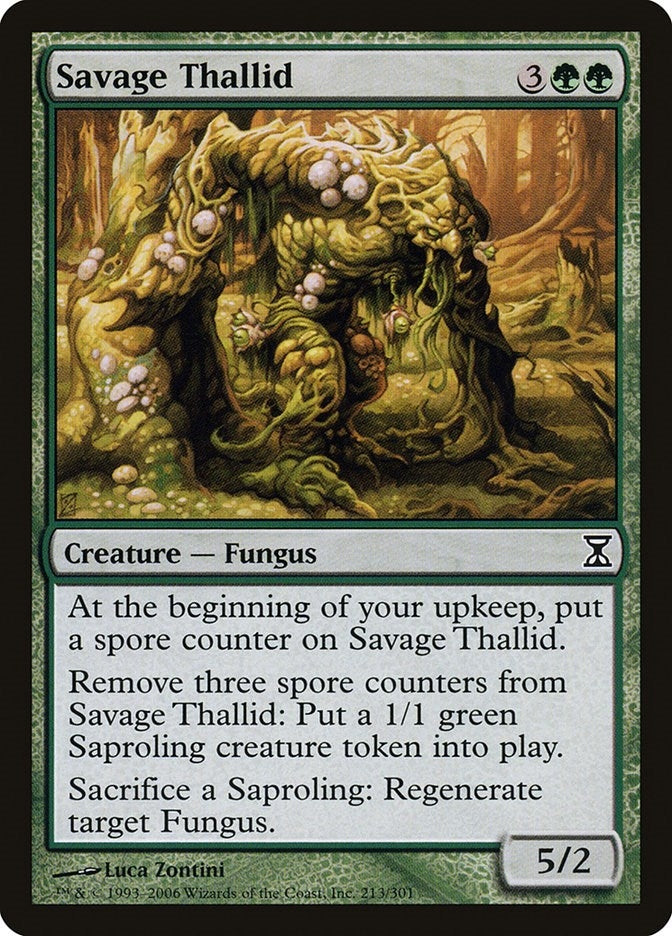 Image for Savage Thallid (213) - Magic: The Gathering