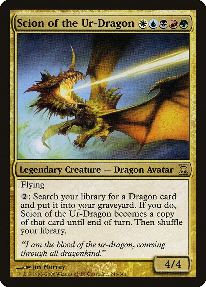 Image for Scion of the Ur-Dragon (246) - Magic: The Gathering