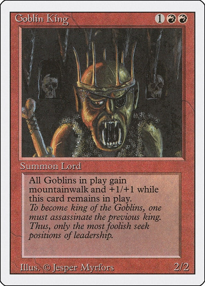 Image for Goblin King - Magic: The Gathering