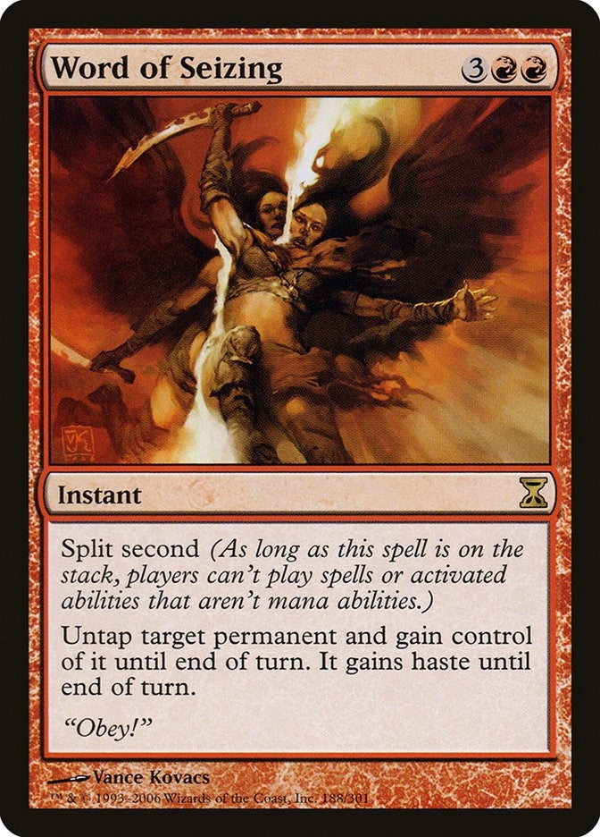 Image for Word of Seizing (188) (TSP) - Magic: The Gathering