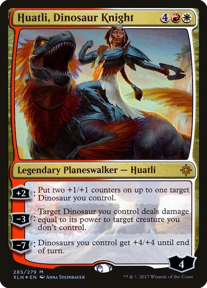 Image for Huatli, Dinosaur Knight (285) - Magic: The Gathering