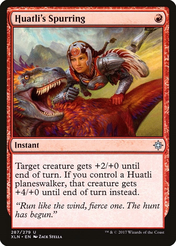 Image for Huatli's Spurring (287) - Magic: The Gathering