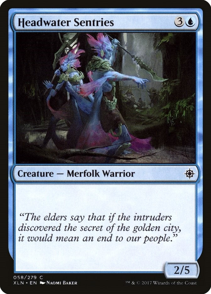 Image for Headwater Sentries (58) - Magic: The Gathering
