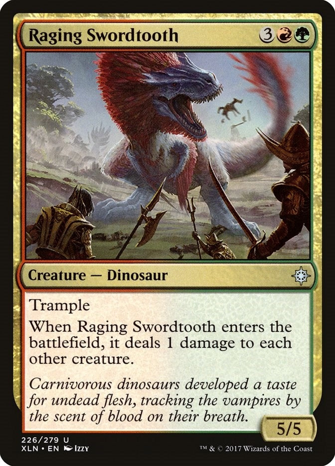 Image for Raging Swordtooth (226) - Magic: The Gathering