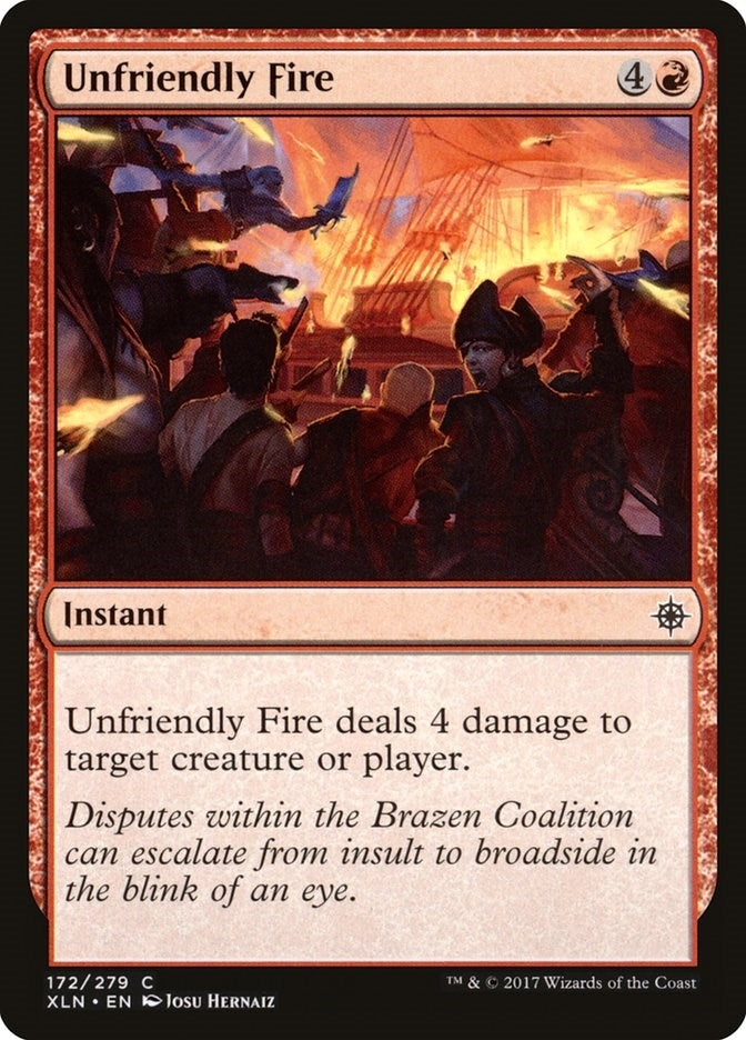 Image for Unfriendly Fire (172) (XLN) - Magic: The Gathering