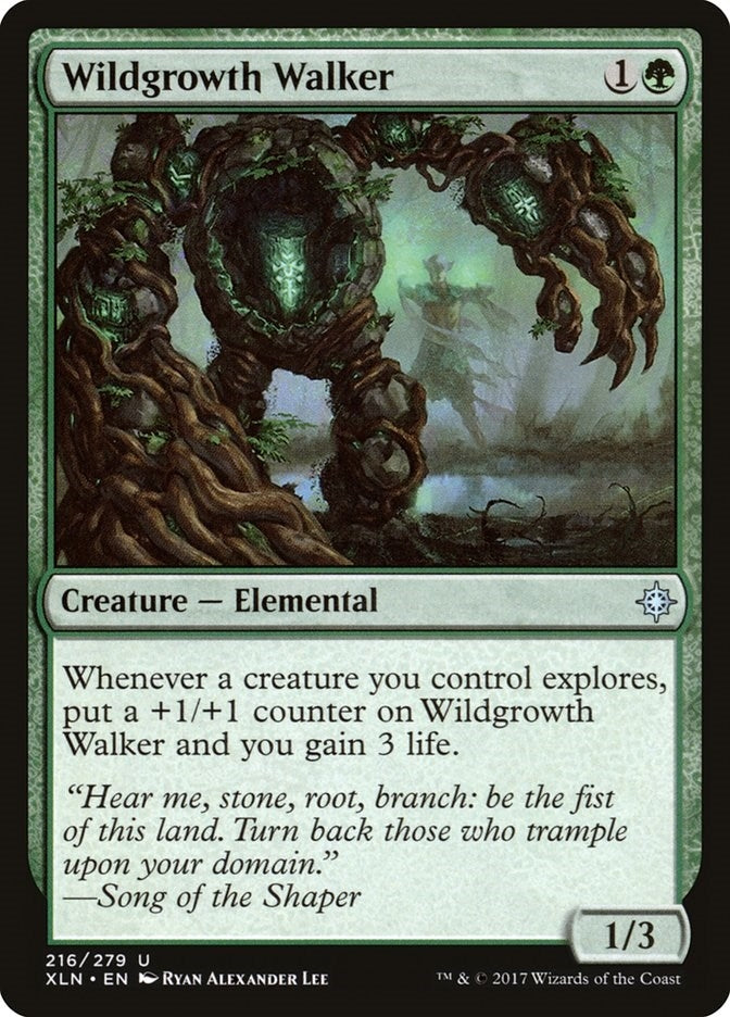 Image for Wildgrowth Walker (216) (XLN) - Magic: The Gathering