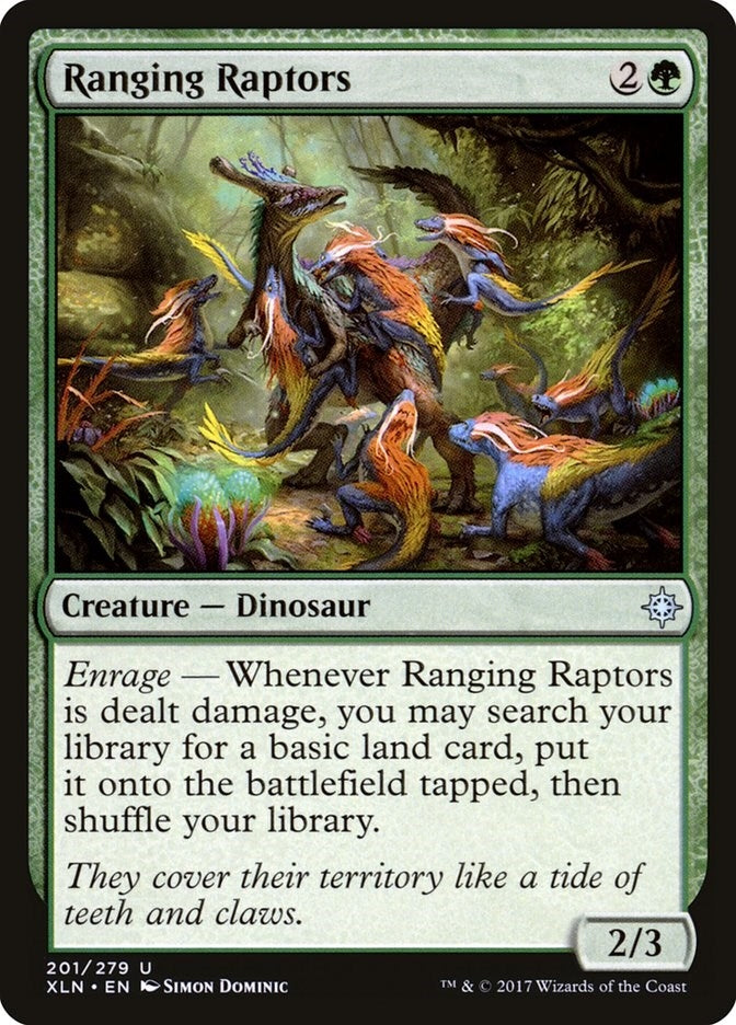 Image for Ranging Raptors (201) (XLN) - Magic: The Gathering