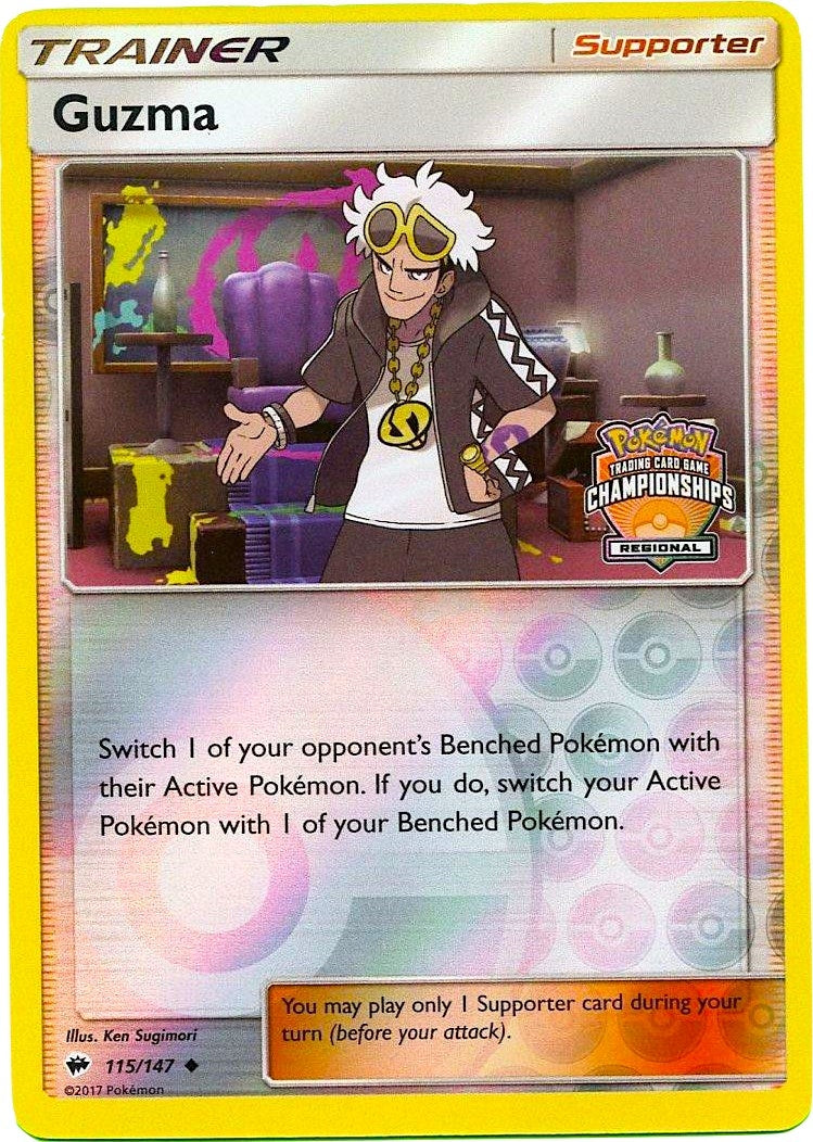 Image for Guzma - 115/147 (Regional Championships) (115/147) (PR) - Pokemon