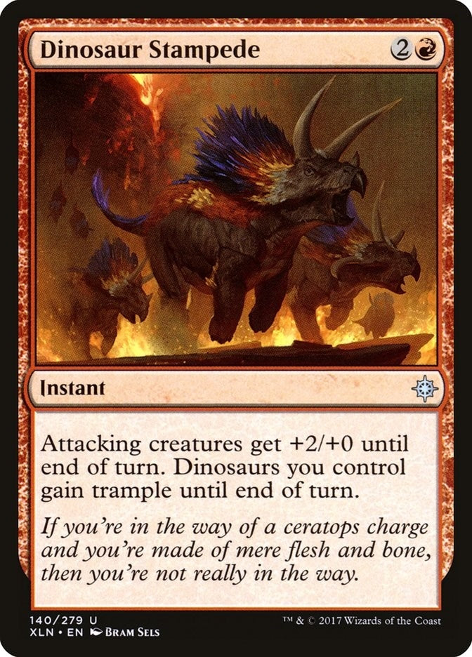 Image for Dinosaur Stampede (140) - Magic: The Gathering