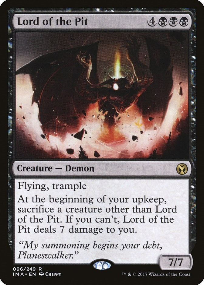 Image for Lord of the Pit (96) - Magic: The Gathering