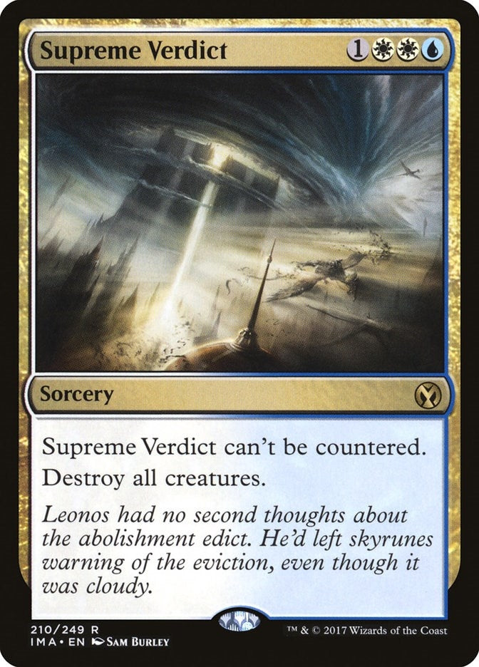 Image for Supreme Verdict (210) (IMA) - Magic: The Gathering