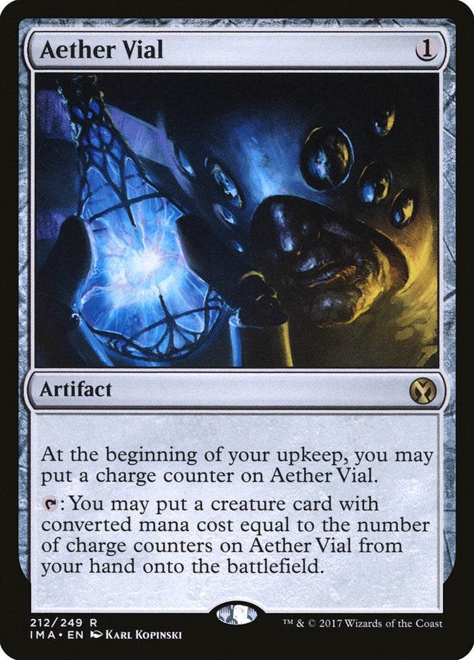Image for Aether Vial (212) (IMA) - Magic: The Gathering