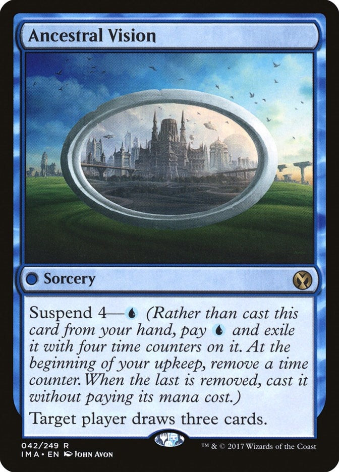 Image for Ancestral Vision (42) (IMA) - Magic: The Gathering