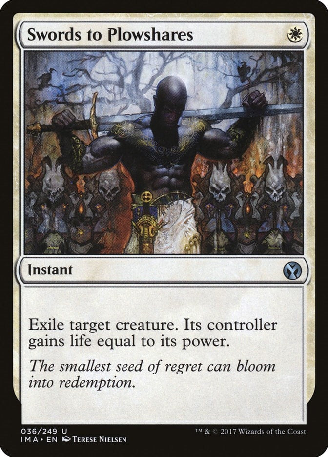 Image for Swords to Plowshares (36) - Magic: The Gathering