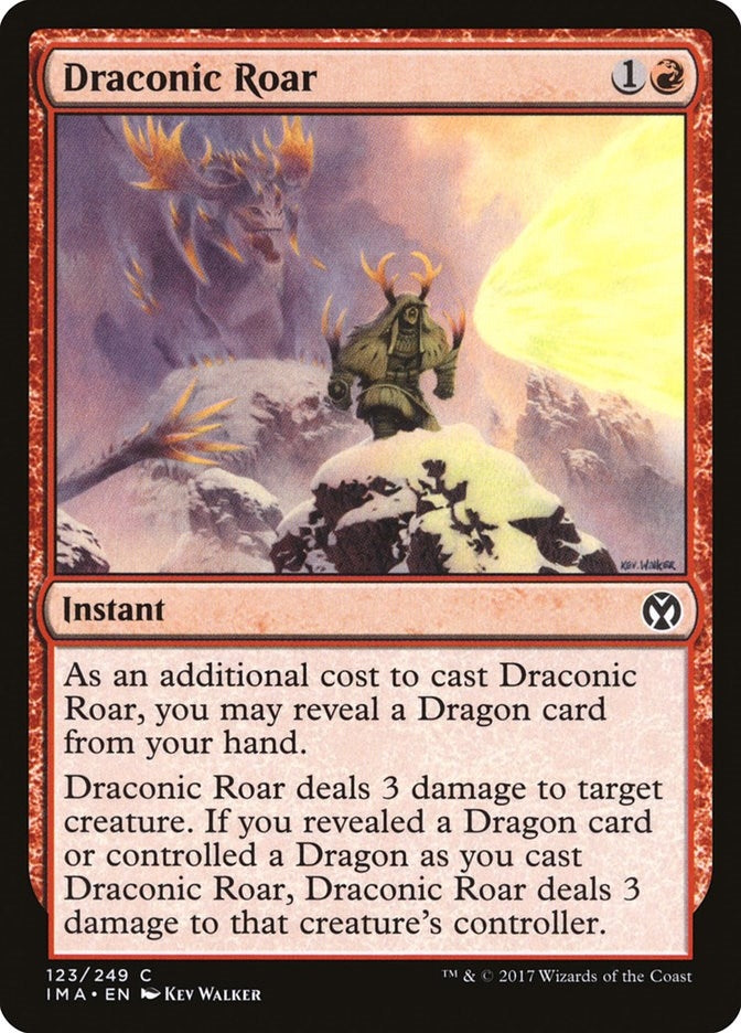 Image for Draconic Roar (123) - Magic: The Gathering