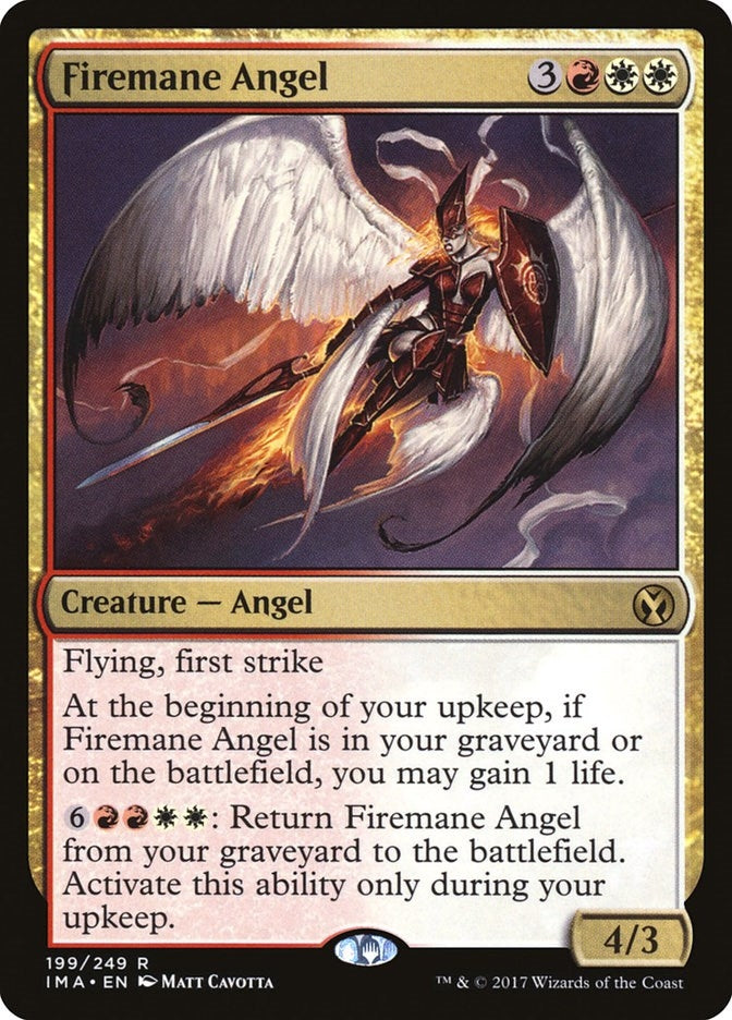 Image for Firemane Angel (199) - Magic: The Gathering