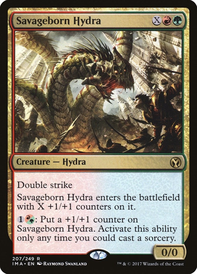 Image for Savageborn Hydra (207) - Magic: The Gathering