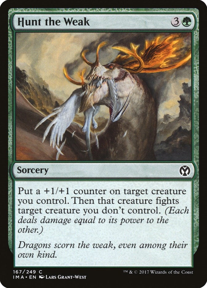 Image for Hunt the Weak (167) - Magic: The Gathering