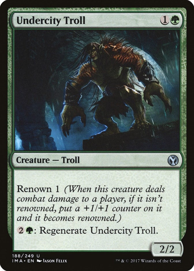 Image for Undercity Troll (188) - Magic: The Gathering