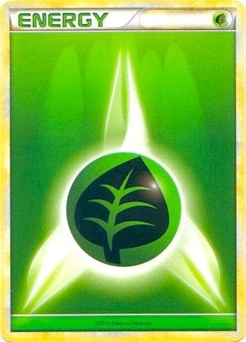 Image for Grass Energy (2010 Unnumbered HGSS Style Non-Holo) (PR) - Pokemon