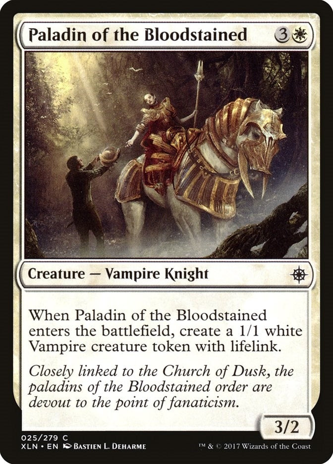 Image for Paladin of the Bloodstained (25) (XLN) - Magic: The Gathering