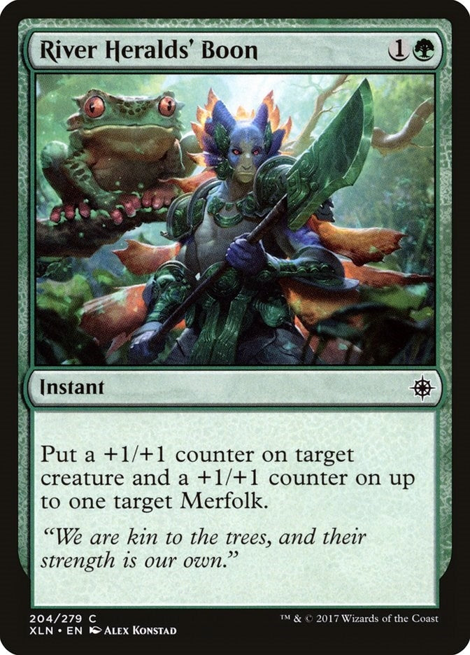 Image for River Heralds' Boon (204) - Magic: The Gathering