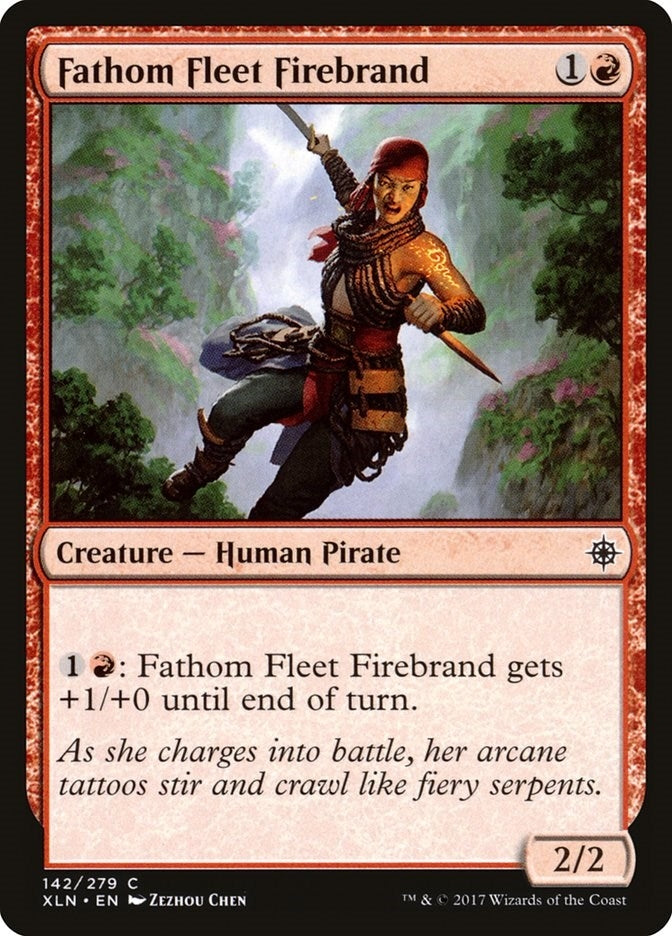 Image for Fathom Fleet Firebrand (142) (XLN) - Magic: The Gathering