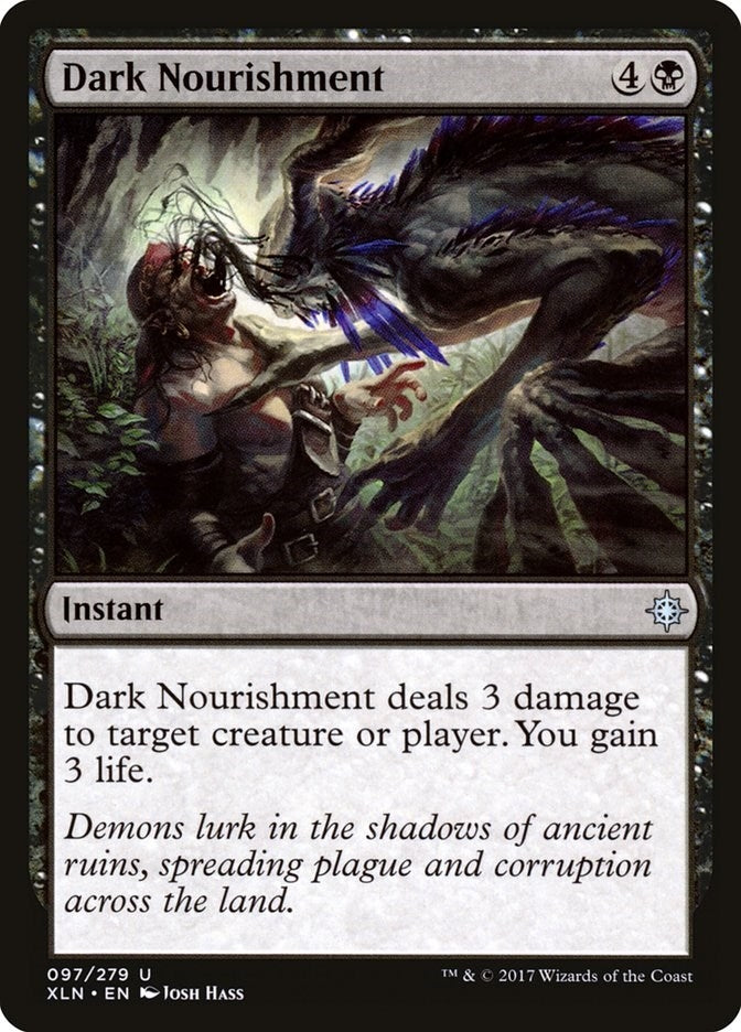 Image for Dark Nourishment (97) (XLN) - Magic: The Gathering
