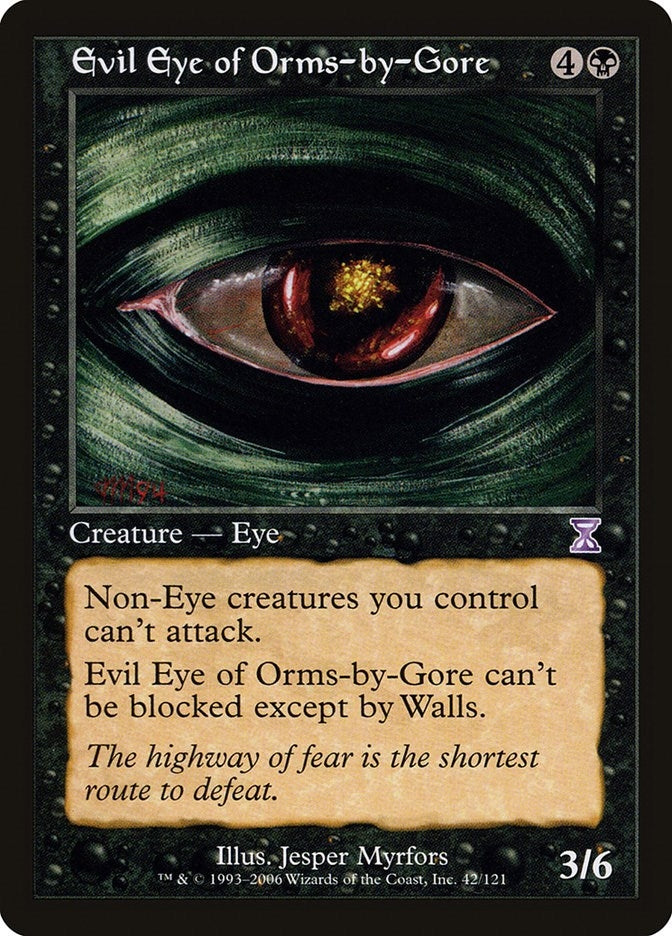 Image for Evil Eye of Orms-by-Gore (42) - Magic: The Gathering