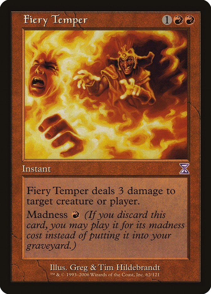Image for Fiery Temper (62) - Magic: The Gathering