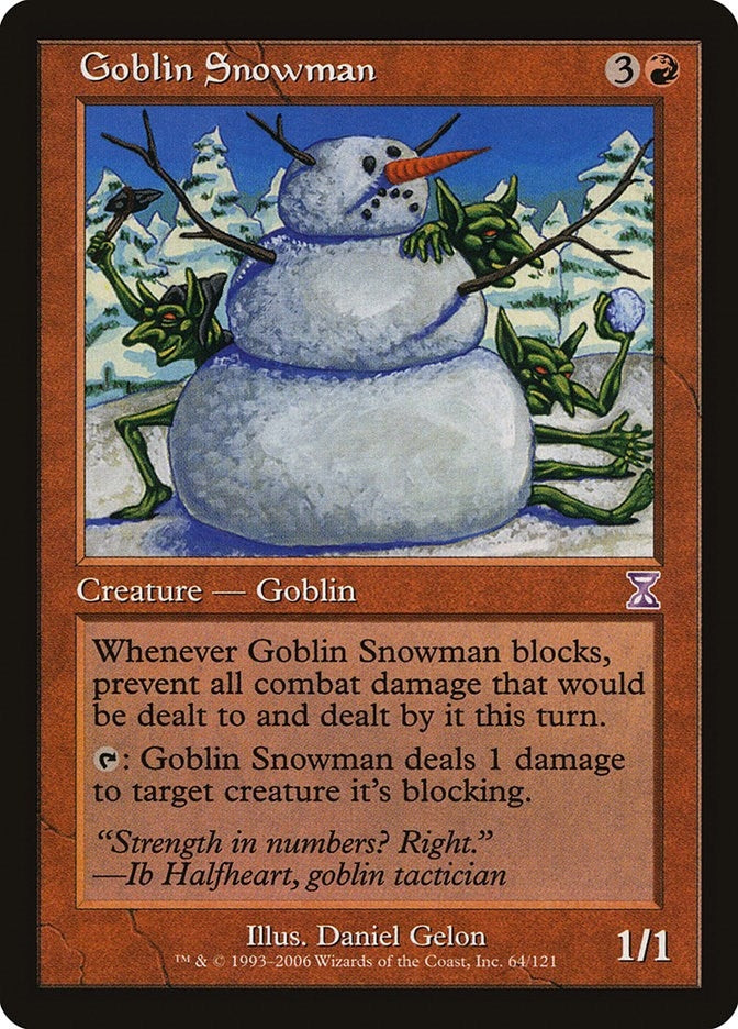 Image for Goblin Snowman (64) - Magic: The Gathering