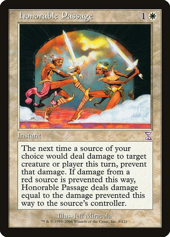 Image for Honorable Passage (9) - Magic: The Gathering