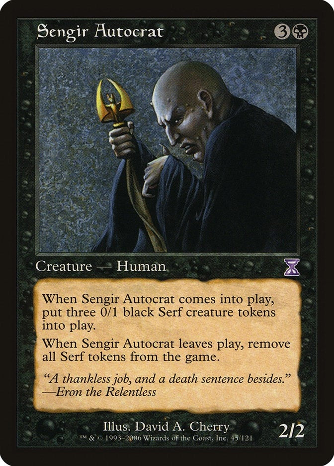 Image for Sengir Autocrat (45) - Magic: The Gathering