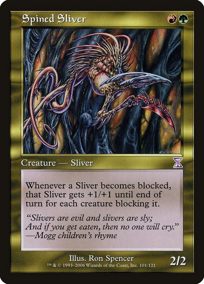 Image for Spined Sliver (101) (TSB) - Magic: The Gathering
