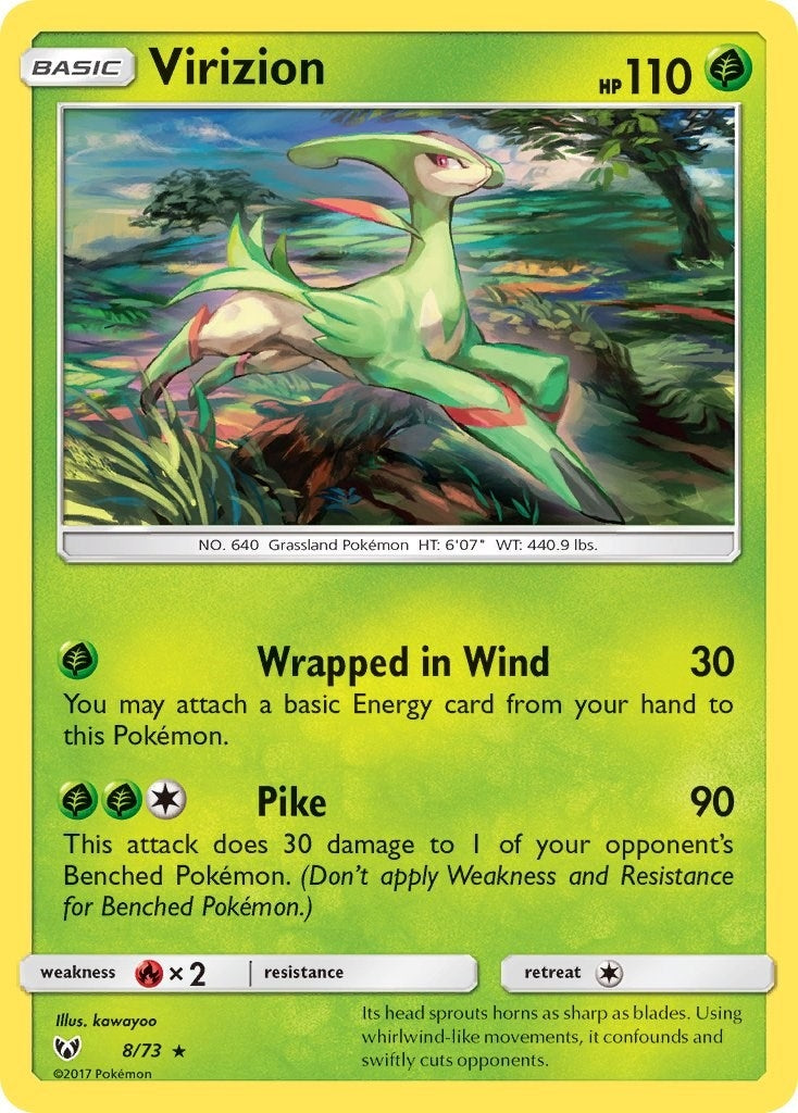 Image for Virizion (8/73) (SHL) - Pokemon