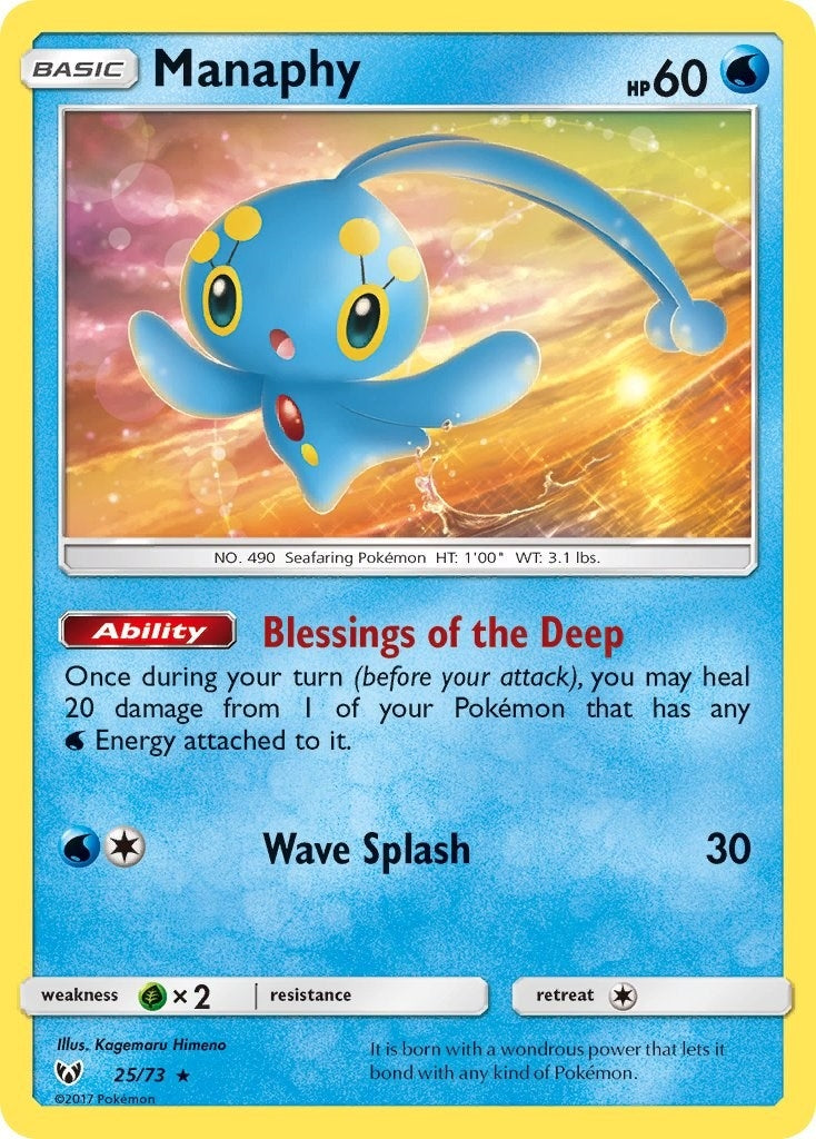 Image for Manaphy (25/73) (SHL) - Pokemon