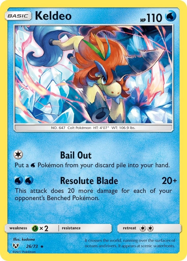 Image for Keldeo (26/73) (SHL) - Pokemon