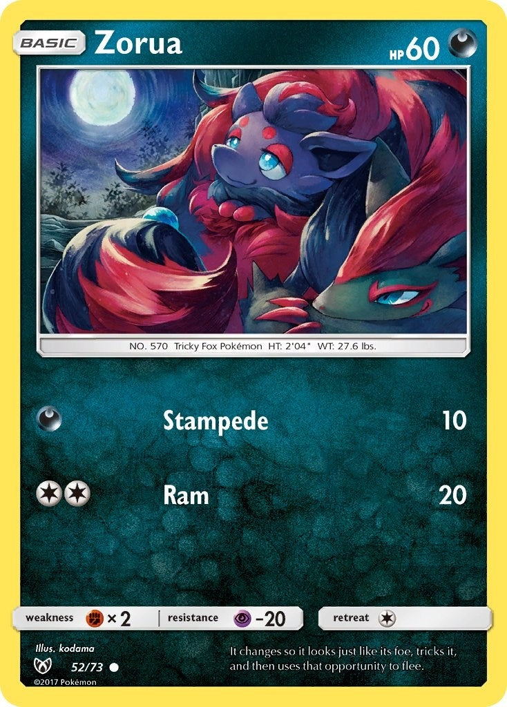 Image for Zorua (52/73) (SHL) - Pokemon