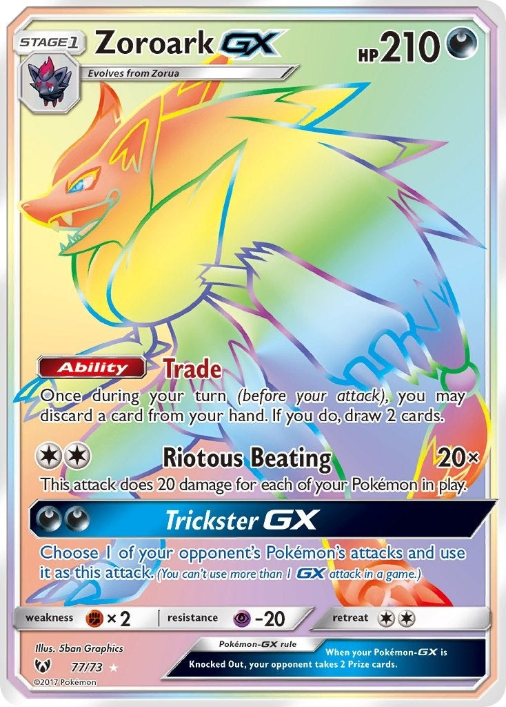 Image for Zoroark GX (Secret) (77/73) (SHL) - Pokemon
