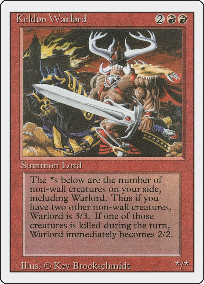 Image for Keldon Warlord - Magic: The Gathering