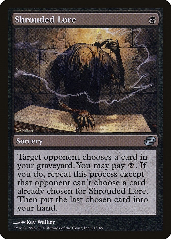 Image for Shrouded Lore (91) (PLC) - Magic: The Gathering