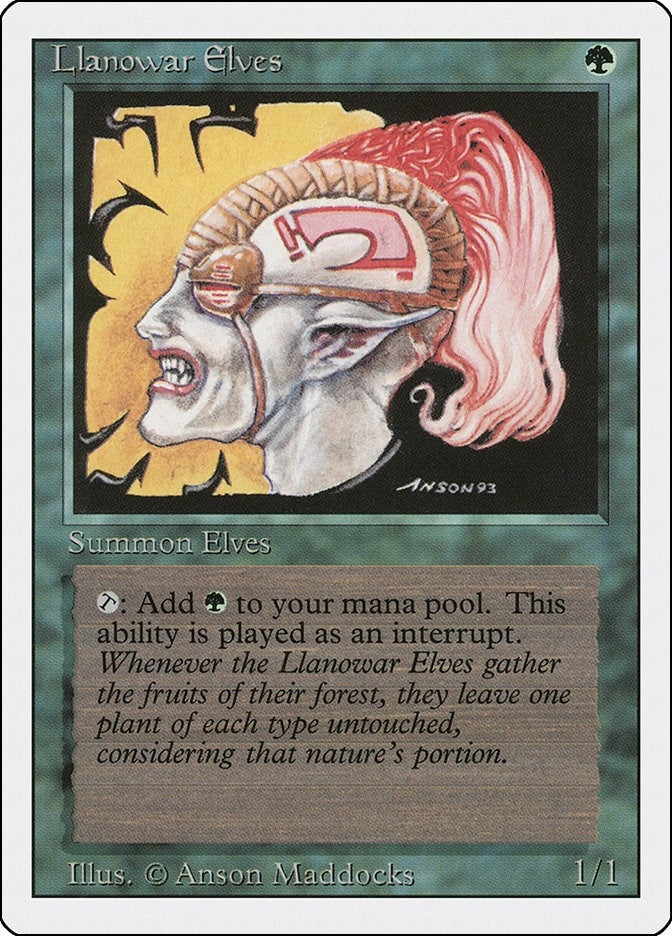 Image for Llanowar Elves - Magic: The Gathering
