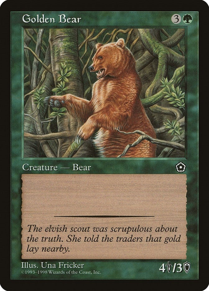 Image for Golden Bear - Magic: The Gathering