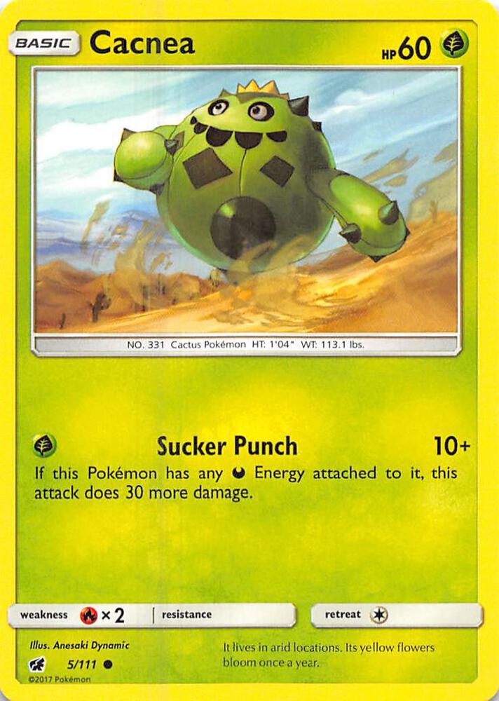 Image for Cacnea (5/111) (SM04) - Pokemon