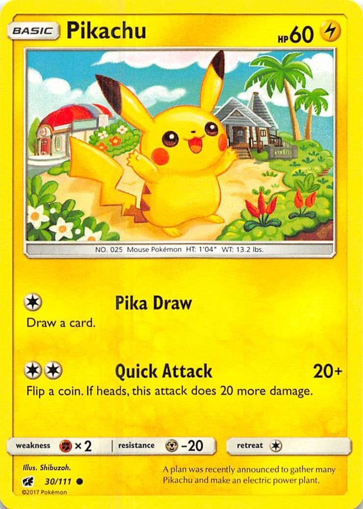 Image for Pikachu (30/111) (SM04) - Pokemon