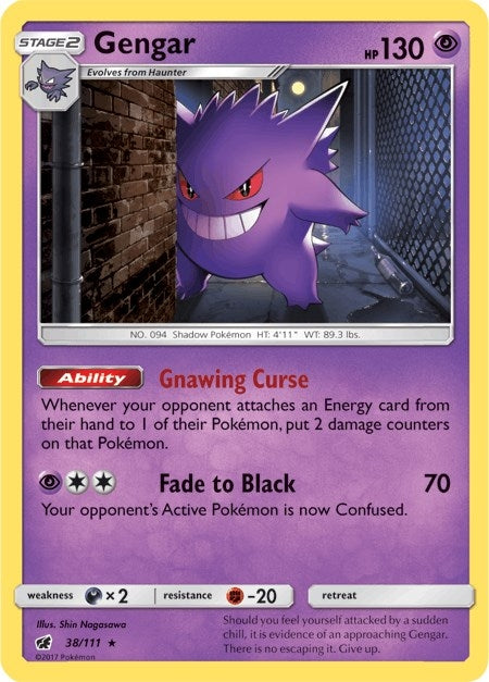 Image for Gengar (38/111) (SM04) - Pokemon