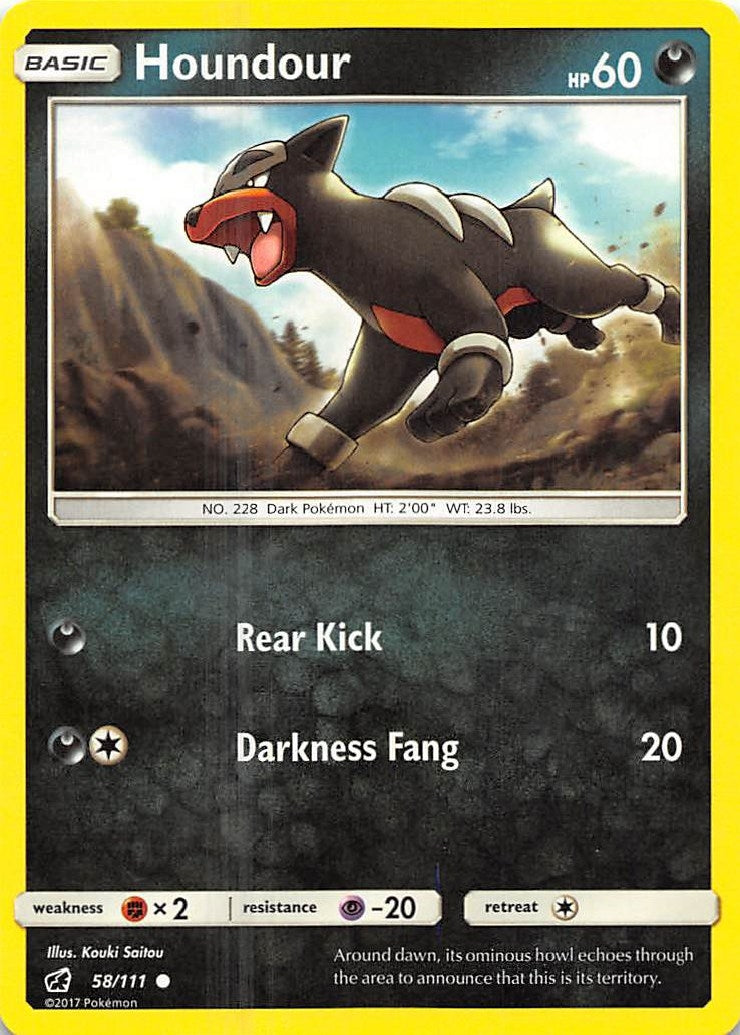 Image for Houndour (58/111) (SM04) - Pokemon