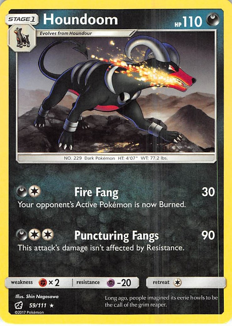 Image for Houndoom (59/111) (SM04) - Pokemon