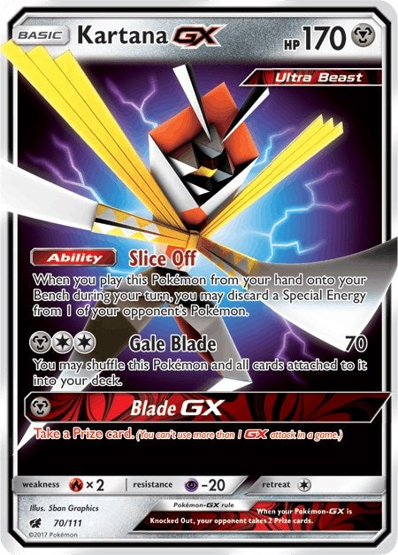 Image for Kartana GX (70/111) (SM04) - Pokemon